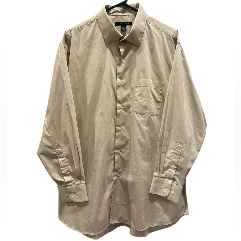 New Without Tags Ivy Crew Beige Men's Dress Shirt